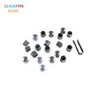 【CW】 CloudFireGlory 20x Car Styling Protection Hub Screw Cover Tire Protector 19mm Gray  Remover