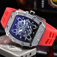 △☫ The new 2021 live selling cask shaped hollow out quartz watch set auger butterfly literally straight wrist manufacturer for men and women