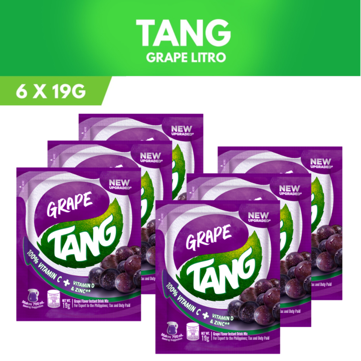 Tang Powdered Juice Grape Litro 19g Pack of 6 Lazada PH