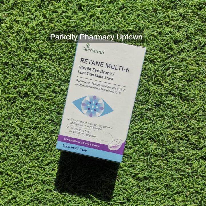 *Free Gift* Aipharma Retane Sodium Hyaluronate Multi6 Eye Drops For