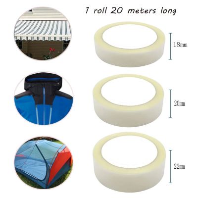 1 roll of 20meter Seam Tape Iron Hot Melt Coated Fabrics Outdoor Tools for Clothing Tent 18mm/20mm/22mm