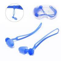 C335 Professional Waterproof Adult Children Bath Male And Female Swimming Diving Earplugs With Rope Comfort Earplugs