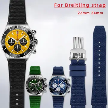 Breitling Accessories and Bracelets Breitling Professional III Brushed  Steel Bracelet 22-20mm (173A) 22mmprof173a | Feldmar Watch Co.