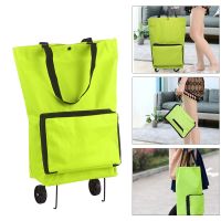 Foldable Shopping Bag Cart Foldable Shopping Trolley Bag with Wheels Collapsible Shopping Cart Grocery Bags Travel Bag