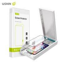 {จี้ดิจิตอล} WSKEN กระจกเทมเปอร์สำหรับ Iphone 12 Pro Max อุปกรณ์ป้องกันหน้าจอกันระเบิด12 Mini X Xs 11 HD ฟิล์มกันรอยแบบเต็มพร้อมชุดติดตั้งScreen Protectors