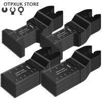 OTPXUK ใบเลื่อยแบบสั่นใบเลื่อยอเนกประสงค์ทนต่อการสึกหรอ34/44มม. 60ชิ้นใบมีดเลื่อยตัดเหล็กพลาสติกไม้ใบมีดหลายใบทนต่อการสึกหรอใบมีด Multitool