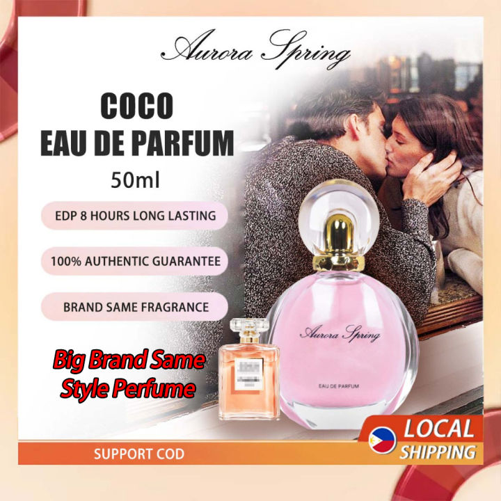 Aurora Spring Coco Eau de Parfum Spray for Women 50ML,COCO Perfumes for  women Original Citrus and Jasmine fruity for Plant Extracts perfumes long  lasting scent 8-10 hours Enchanting Fragrance