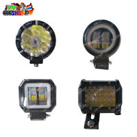 ไฟหน้า ไฟสปอตไลท ไฟตัดหมอก LED 12 V.DC กลม 6 LED 1800lm 07 แปลงใส่รถทุกรุ่นได้ 239 SHOP