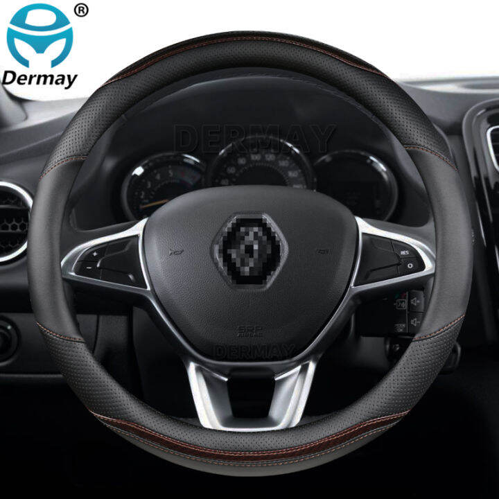 for-renault-logan-1-2-3-for-dacia-logan-car-steering-wheel-cover-microfiber-leather-carbon-fiber-fashion-auto-accessories