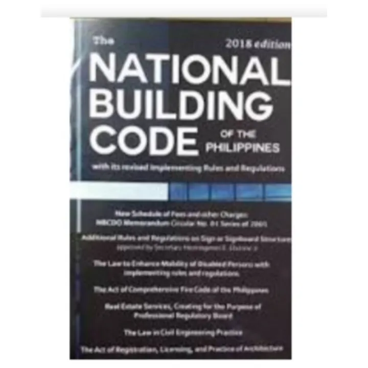 National building code of the Philippines(ONHAND) Lazada PH