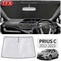 สำหรับ Toyota Prius C 2012-2023แต่งรถนาโน Insulat ที่บังแดดกระจกบังลมของเล่นเด็กบาจาหมวกกันแดดอุปกรณ์ตกแต่งภายในรถยนต์