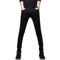 【YD】 Batmo 2023 New Men Stretch Jeans Male Designer Brand Super Elastic Straight Trousers Fashion 2108