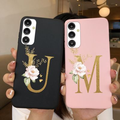 【YF】☇♕  A14 5G Silicone Letters Soft Cover GalaxyA14 A 14 Cases