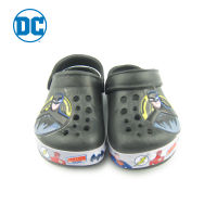 Shou Group Kids Batman EVA Clog Shoes Black Colour รองเท้าหัวโม่งไฟล่อนเด็ก ลายแบทแมน สีดำ