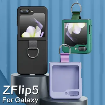 Phone Case With Ring Stand Suitable For The Galaxy Z Flip3 /galaxy Z Flip 4  /galaxy Z Flip5 Folding Machines - Temu Philippines