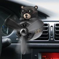 Car Air Freshener Cartoon Bear Pilot Long Lasting Car Aromatherapy Auto Goods Decoration Accessories Interior