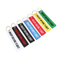 Car Key Key Fobs Insert Before Flight Keychain Jewelry Motorcycle Key Tag Embroidery Luggage Key Tag