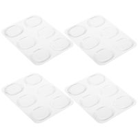 24 Pieces Drum Dampeners, Drum Damper Gel Pads Drum Silencers Non-Toxic Soft Silicone Drum Mute For Drums Tone Control (Clear)