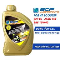 Nhớt xe máy tay ga BCP Thái Lan - SUPER 1 SAE 10W40, API SL, JASO MB thumbnail