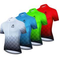 【LZ】❁  Novo verão manga curta camisa de ciclismo 2023 salexo men respirável ciclismo roupas secagem rápida camisa da bicicleta estrada mtb