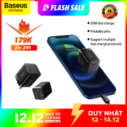 Bộ Củ Sạc Nhanh USB C Baseus Super Si Pro chuẩn PD 20W Cho Iphone 13