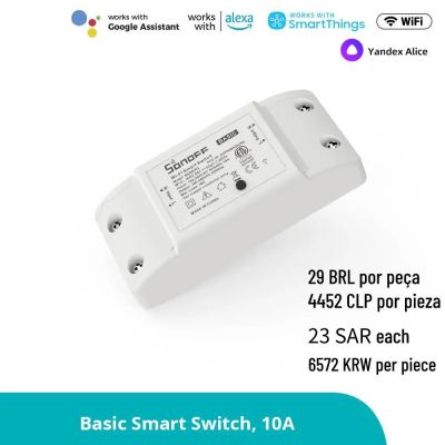 SONOFF Outlets BasicR2 Wifi Breaker Light Switch Wireless Remote Controller DIY Smart Home Works With Alexa Alice Smartthings