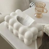 Creative Tissue Box Holder Korean Nordic Style 5 balls Marshmallows Tissue Boxes Case for Living Room Decoration Korean Decor Tissue Holders