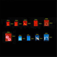 New 100pcslots 20 Wires Colored Blue Red Ziplock Bag Jewellery Bag Small Thickening Pocket Sealed Bags Accessories Jewelry Bag