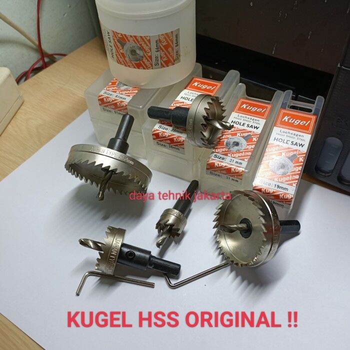 Kugel Hole Saw Hss Mm Mata Bor Besi Kugel Kugel Hss Original Dt Lazada Indonesia