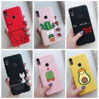 Philander SHOP เคส Y9S Y6S 8X 8C สำหรับ Huawei Honor 8S,ฝาหลังแคคตัสแมวซิลิโคนผิวแมตต์นิ่มน่ารักสำหรับ Fundas Honor 8A เคสมือถือชั้นหนึ่ง