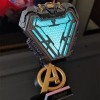 Arc Reactor 1:1 Tony Stark Heart Mk50โคมไฟ Super Hero รูปโลหะของเล่น Figurine Statue