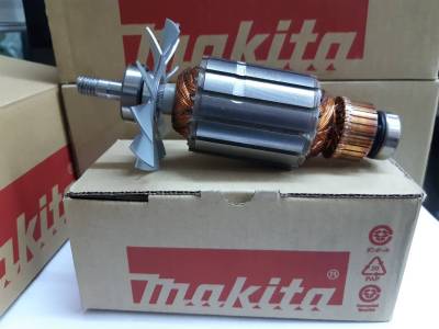 Makita service part Armature for model 1600 part no. 5130015-3 อะไหล่ ทุ่นไฟฟ้า เครื่องกบไสไม้ 3" Makita 1600   MADE IN JAPN  ใช้ประกอบงานซ่อมอะไหล่แท้