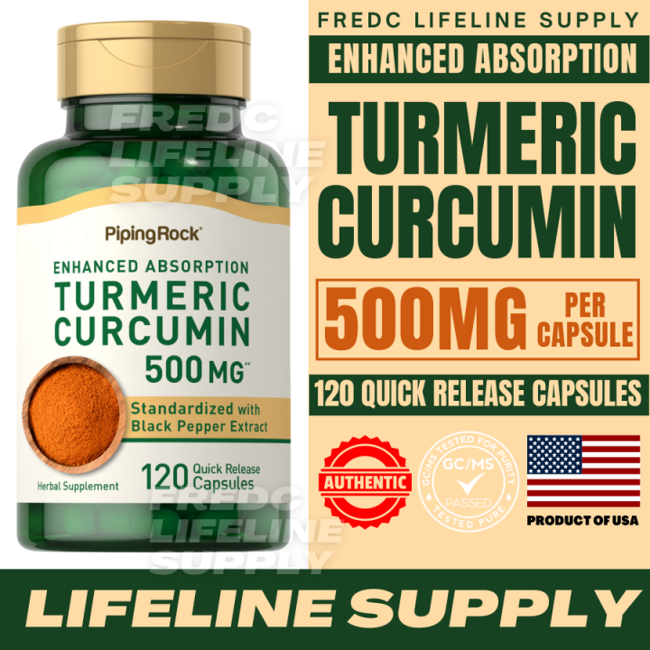 Standardized Turmeric Curcumin Complex, 500 mg, 120 Quick Release