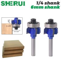 【DT】hot！ 1PC 6mm Shank 1/4  high quality Woodworking Milling Cutter R1mm R2mm R3mm Trimming Trimmer 4 Teeth Wood Router