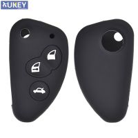 yonggax 3 Button Silicone Car Remote Key Fob Shell Cover Case For Alfa Romeo 147 156 166 GT JTD TS Skin Holder Protector