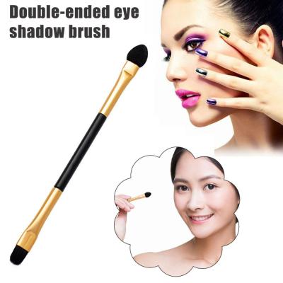 Double-ended Eyeshadow Brush Soft Sponge Head Eye Makeup Tool Brush U6P5