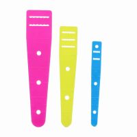 ◎ 3pcs/Set Tape Threader Elastic Band Threader Tool Plastic Colourful For Threading Thin Cords Braided Strips 3 Models Sewing Tool