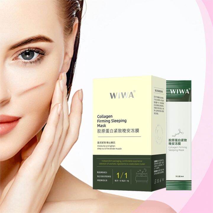 Hot sales ♤Cod Original Wiwa Collagen Sleeping Mask Hydrating And