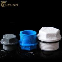 ✹▤♨ 1/2 3/4 1 BSP male thread Plug PVC Pipe Screw Plug Pipe Fittings Tube End Caps Plumbing Accessories Garden Irrigation Connector