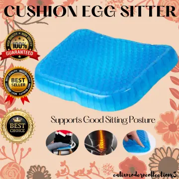 Gel Seat Cushion for Office Chair, Double Thick Royal Cushion for Long  Sitting with Non-Slip Cover, Breathable Honeycomb Chair Pads Absorbs  Pressure