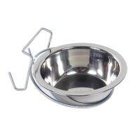 Hanging Bowl Cup Coop Cup with Wire Hook for Dogs Cats Rabbit Bird Animals in Crate Cage Durable Easy-to-Remove