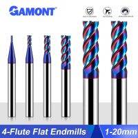 【DT】hot！ GAMONT HRC70 4-Flute Flat Endmill Tungsten Carbide Machinery Maching Milling Cutter Tools