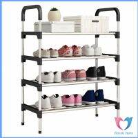 Dovin ชั้นวางรองเท้า ชั้นเก็บรองเท้า สแตนเลส จัดระเบียบรองเท้า มีให้เลือก Shoe Rack