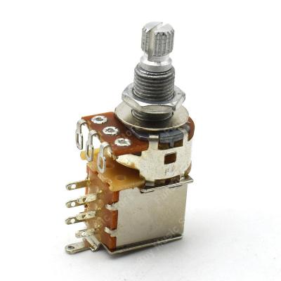 ‘【；】 10Pcs A500K/B500K/A250K/B250K Push Pull Guitar Control Pot Guitar Potentiometer Guitar Part