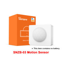 SONOFF SNZB-03 Zigbee 3.0 110 ° ความเคลื่อนไหวอินฟราเรด PIR เซนเซอร์ตรวจจับการเคลื่อนไหวเซนเซอร์ตรวจจับสวิตช์หลอดไฟสมาร์ทสวิตช์ควบคุมผ่านwifi EWeLink ZBBridge จำเป็นต้องใช้งานกับ Alexa Google Home