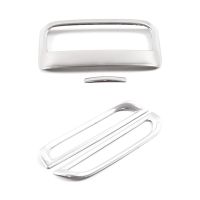 Stainless Steel Car Central Control Air Outlet Cover &amp; Rear Air Vent Trim Frame for Mg Hs 2018-2021 Silver