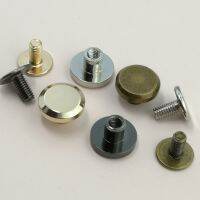 【cw】 Round Head Rivet alloy polished Luggage Craft Screw Nail Clothes/Bag/Shoes Rivet Cloth Button Bookkeeping Sewing Tools 16pcs 【hot】