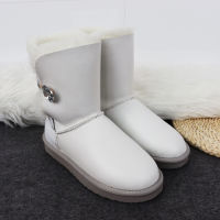 Fashion 2021 Genuine Sheepskin Womens Snow Boots New Arrival 100 Natural Fur Winter Warm Shoes Warm Wool Woman Boots