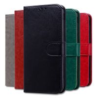 ✟ Case For Samsung Galaxy A20 A 20 Case Luxury Business Magnetic Plain Wallet Flip Leather Case For Samsung A20S A20e Flip Cover