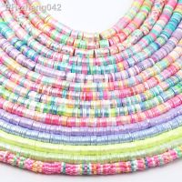 6mm ABS Flat Round Clay Disk Spacer Beads Heishi Polymer Clay Beads for Jewelry Making DIY Handmade Bracelets Accessories 350pcs